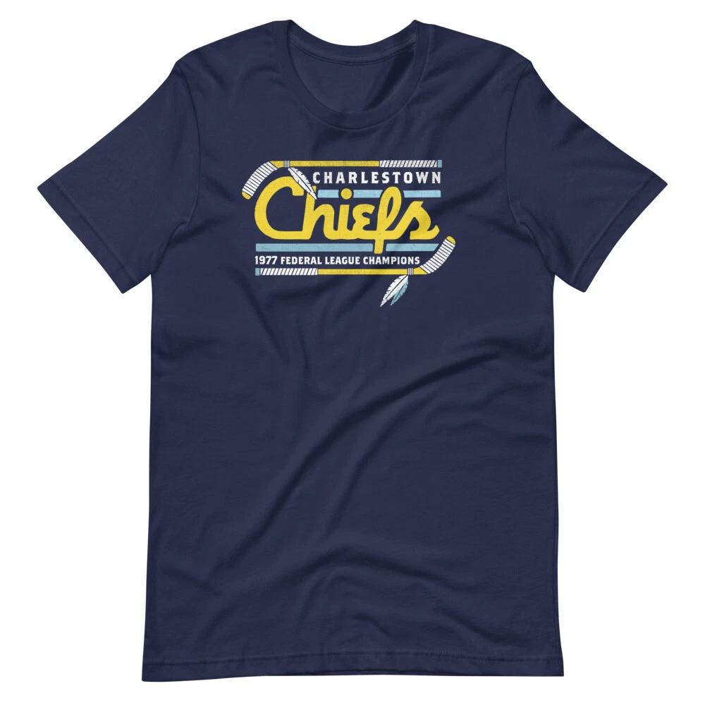 

Charlestown Chiefs Slap Shot Movie Tee Short-Sleeve Unisex T-Shirt S