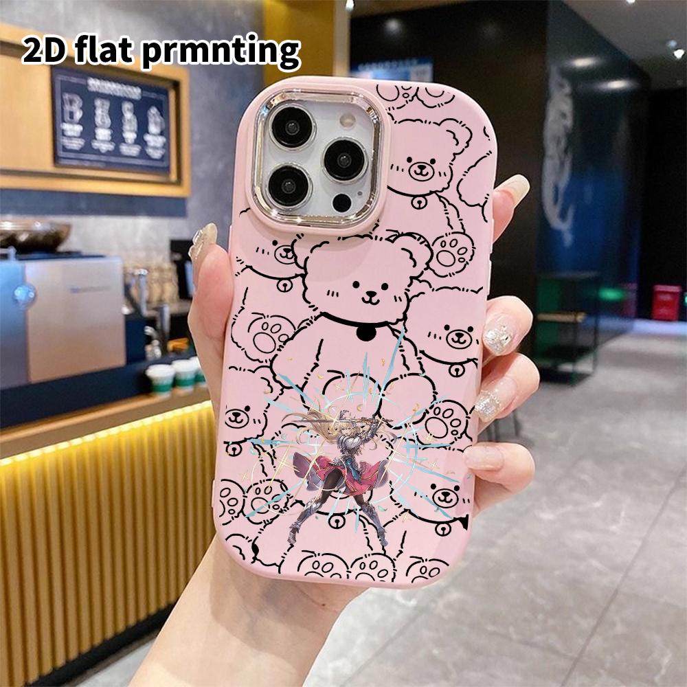 Phone case: 2D flat design suitable for iPhone 18 17 16 15 14 13 Pro protective case, couple style, classic battle, Christmas and Halloween gifts