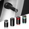 4pcs Car Carbon Fiber Wheel Tire Valve Caps Car Accessories For Hyundai Kona Accent Elantra I20 I30 Sonata NLine Azera GDI Ioniq TT31