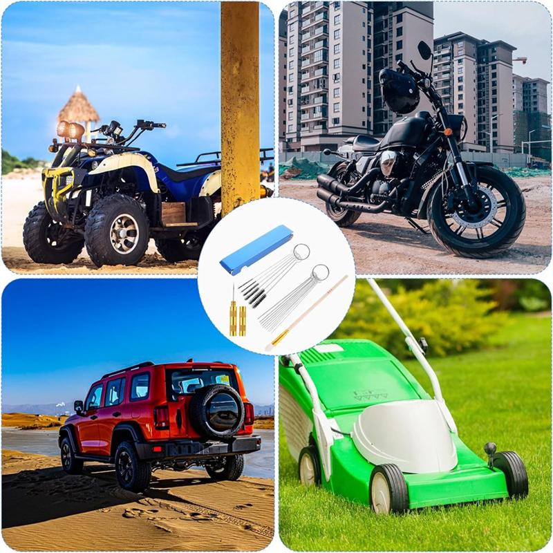 Powerful Carburetor Cleaning Kit, Carburetor Jet Cleaning Tool For Motorcycle ATV Moped Welder Carb как