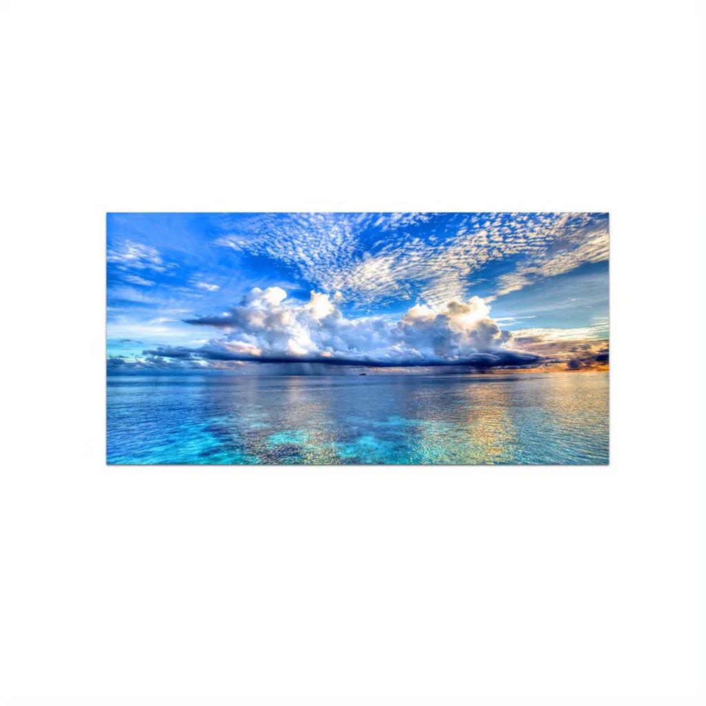 Beach Sunset Wall Art Posters Large Landscape Canvas Painting Print Nordic Wall Decoration Picture For Home Decor