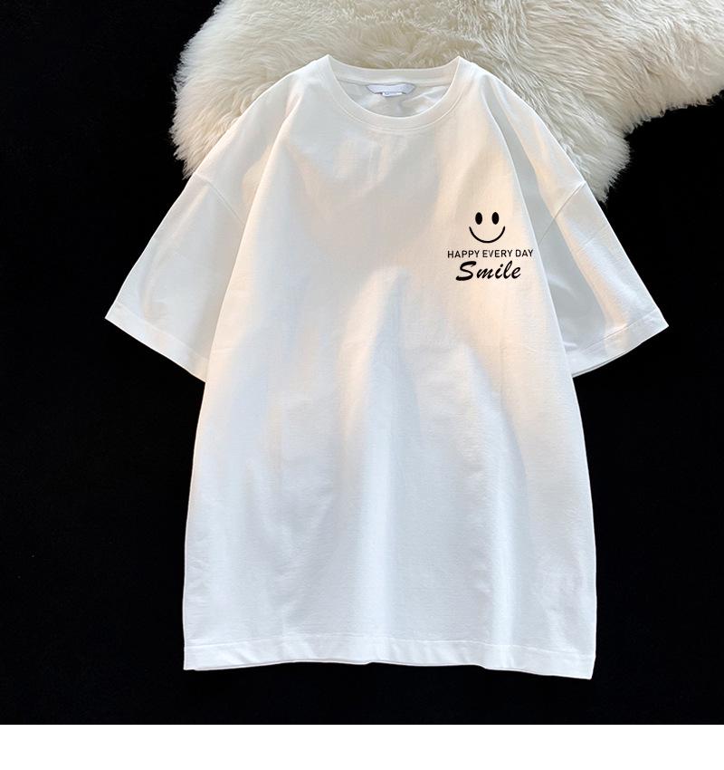 Korean Style Men's Summer Loose Fit Short-Sleeve T-Shirt - Trendy, Versatile, and Handsome for Students