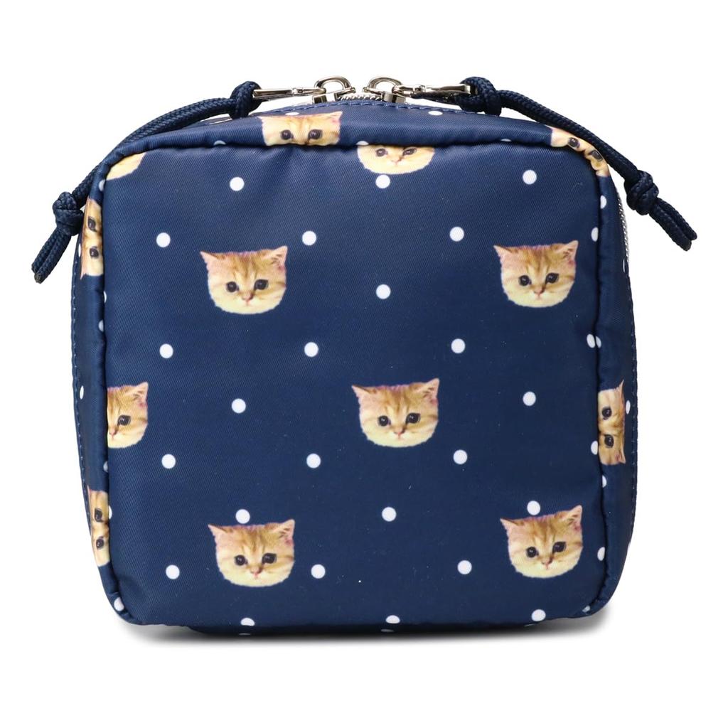 Paul Joe Accessoires Pouch Exclusive Cosmetic & PJA-P1242, Custom-Made Model, Pouch, Multi-Case, Square, Travel, Navy, Women's