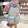 Schoolbag Schoolbag for Girls, Large Capacity, Good Quality, Korean Version, Ultra-lightweight, Junior High School Backpack, Load-reducing Waterproof