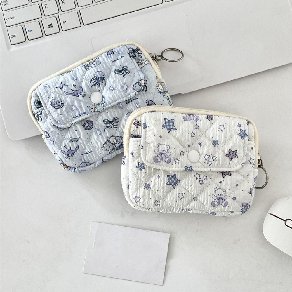 Korean Style Small Lipstick Bag Multifuctional Cute Wallet Sanitary Napkin Storage Bag  Daily