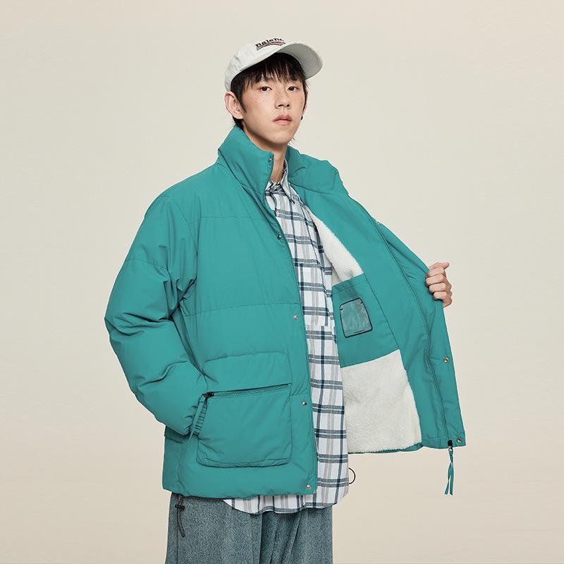 Winter New Style Stand-up Collar Thickened Warm Couple Cotton Coats Men's and Women's Coats Trendy Brand Loose Casual Bread Cotton Coats