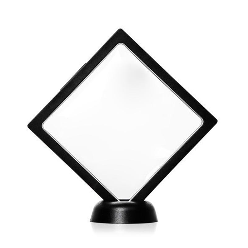 Challenge Coin Display Stand 3D Floating Transparent Phone for Case Jewelry Specimen Military Medal Stand Frame