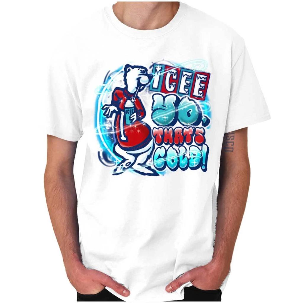 ICEE Slushie Drink Airbrushed Yo That Cold Womens or Mens Crewneck T Shirt Tee