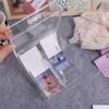Rectangular Photo Card Collection Organizer Transparent Postcards Stickers Storage Box  School