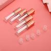10pcs 1.2ml Lip Gloss Tube DIY Small Lipstick Tube Cosmetic Container with Plug (Rose Gold)