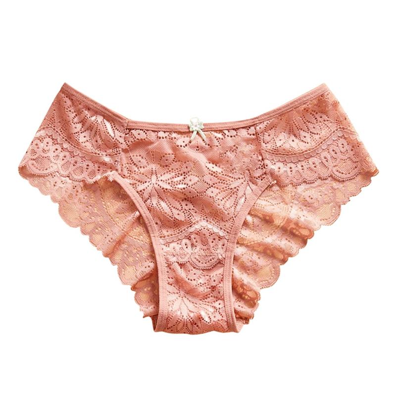Women's Sexy Lace Panties Breathable Briefs