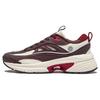 Li Ning Comet LITE Slip Resistant Abrasion Resistant Low Top Casual Shoes Women's Dark Red AGCT504-2