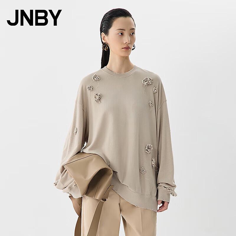JNBY Women's Loose Fit Cotton Sweatshirt