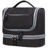 Men' Women' Travel Cosmetic Bag Tourist Cosmetic Case Mix150_Black