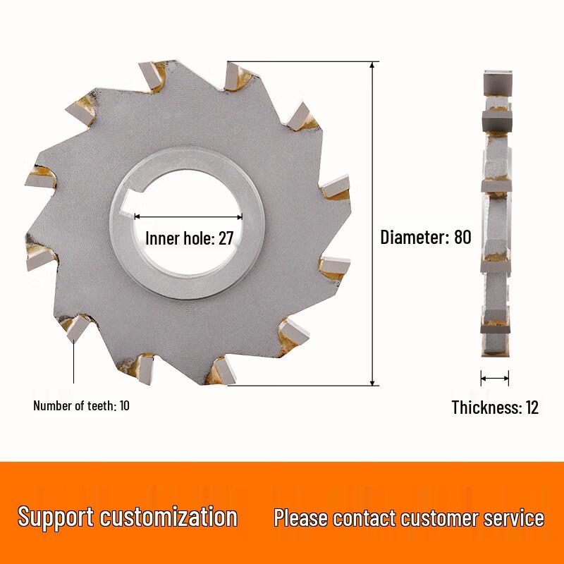 

Carbide Three-Edge Disc Milling Cutter