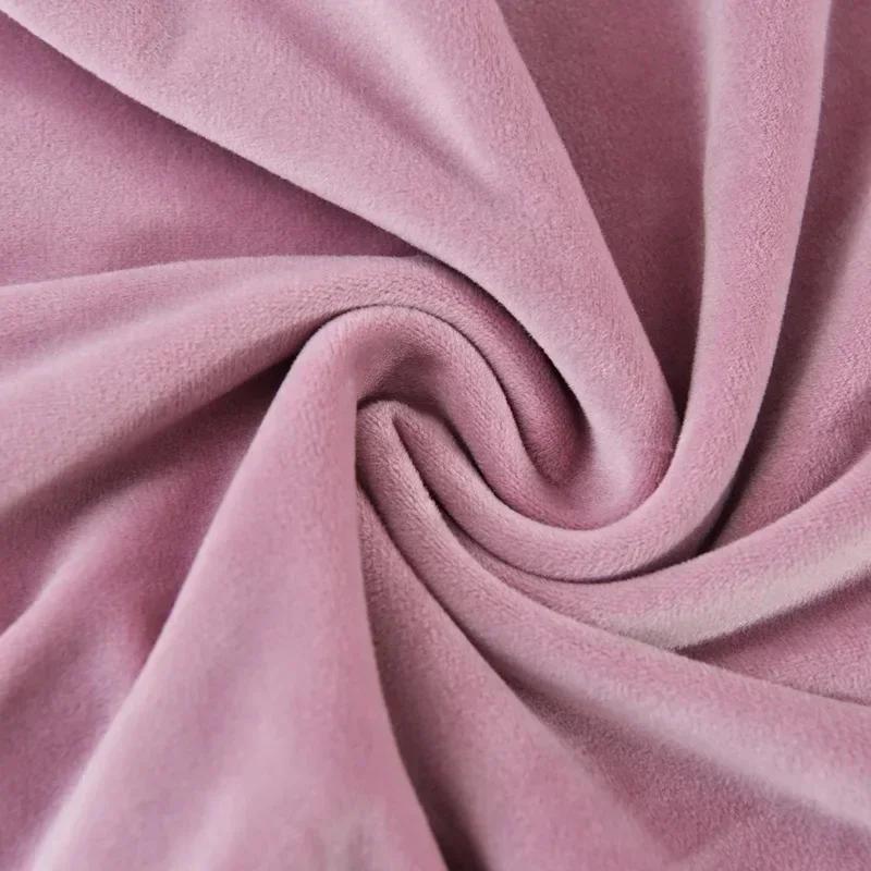 Soft Velvet Bath Tub Chair Covers Stretch Elastic Armchair Cover Solid Color Single Sofa Slipcover for Living Room Bar Counter