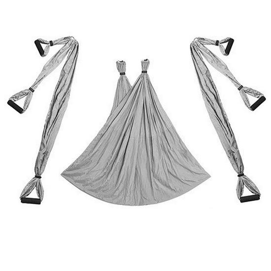 Aerial Yoga Hammock with 6 Handles - Non-Elastic Nylon for Studio Inversion Fitness