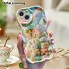 Phone case: 2D flat, suitable for iPhone 18 17 16 15 14 13 12 Pro protective case, little bear cabin, perfect Christmas and Halloween holiday gift