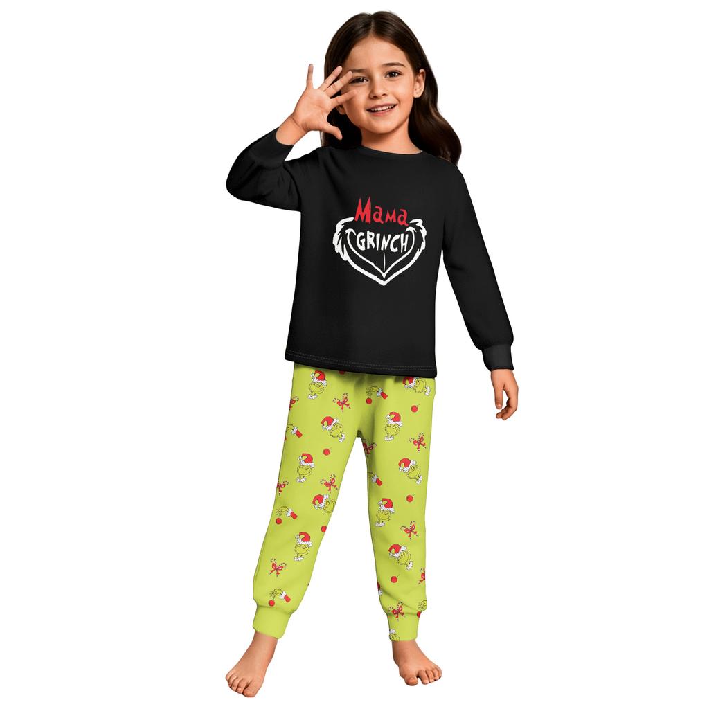 Children's  Boys And Girls Thin Two-piece  Long-sleeved Pants Two-piece