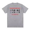 Radiohead Vintage TShirt OK Computer Fashion Summer Cotton Crew Neck Breathable Casual Top for Men