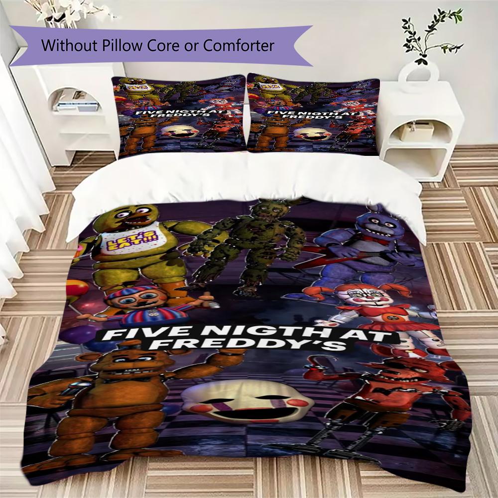 Night Nightmare Animatronics Bedding Without Core 1 Duvet Cover 2 Pillowcase Without Core Christmas Birthday Gift Soft And Comfortable