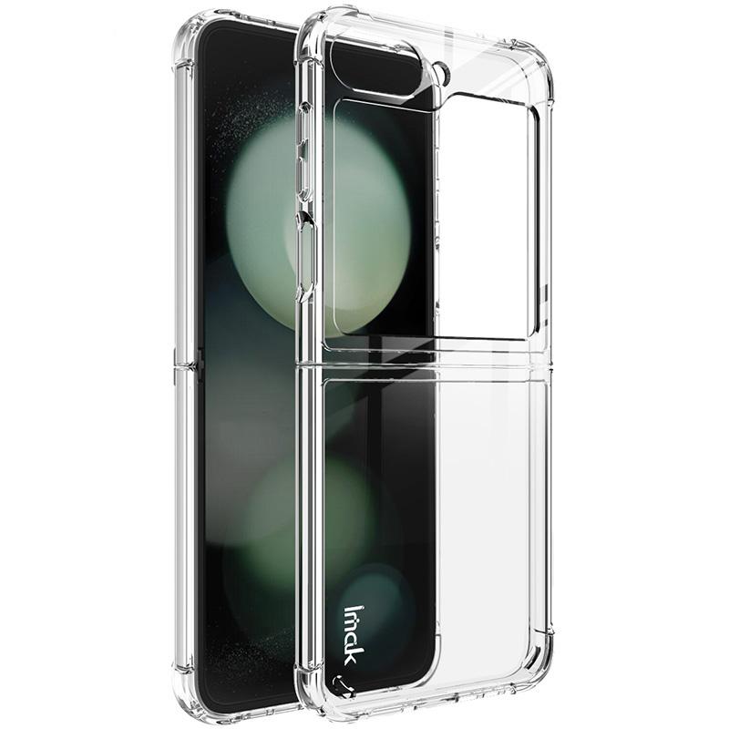 

IMAK For Samsung Galaxy Z Flip6 5G Clear Case PC+TPU Protective Phone Cover A