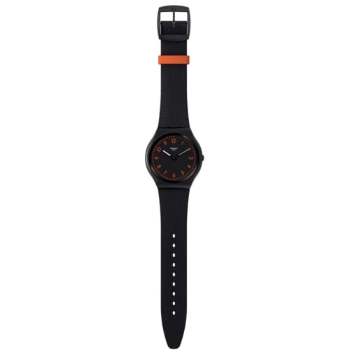 Swatch Watch Brushed Red The January Collection SS07B106 Black