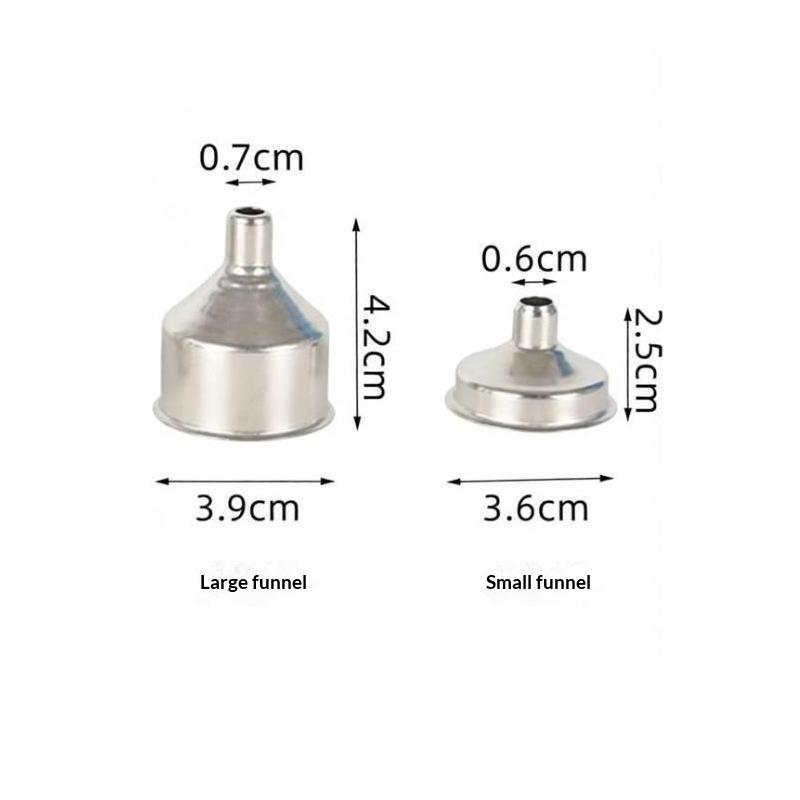 3 Packs Mini Hip Flask Funnel Small Portable Non-toxic Funnel for Kitchen Bar Home Wine Pouring Use