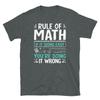 Rule of Math If It's Easy You’re Doing It Wrong Short-Sleeve Unisex T-Shirt