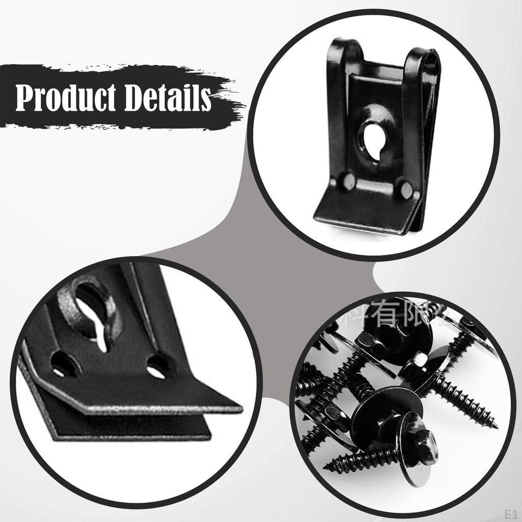 Fender Liner Screw U Nut Kit Automotive Body Screws Clips Multifunctional Easy to Install Sturdy