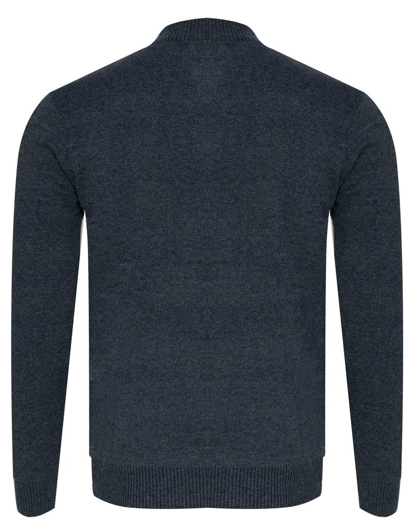 Men' Turtleneck Sweater - K6010 Navy Blue