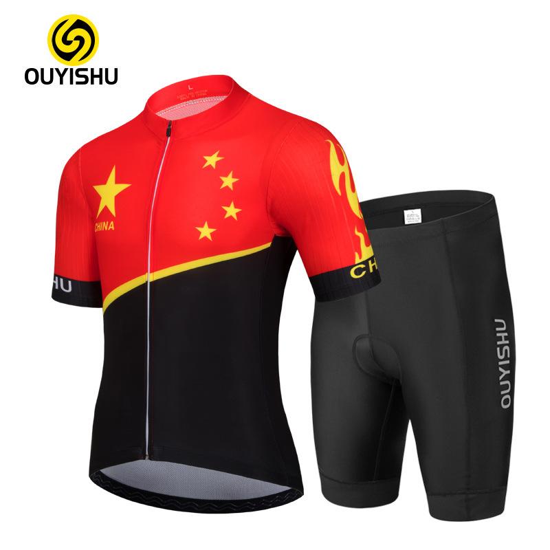 Cycling Clothes, Short-sleeved Suits, Men's Spring and Summer Road Cycling Clothes, Breathable and Sweaty