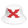 Spanish Empire Custom Made Name Team Logo Bucket Cap Burgundy Hispanic Catholic Monarchy Print Photo Flag Fisherman Hats