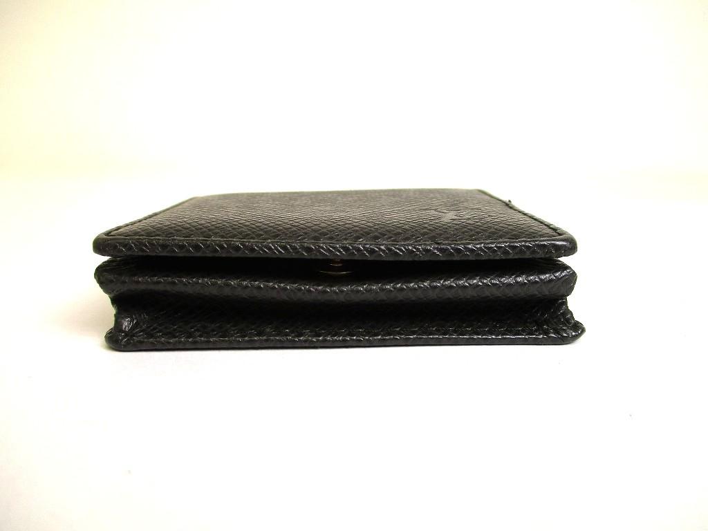 Authentic LOUIS VUITTON Taiga Ardoise Leather Coin Purse Porto Monnaie Boite #a900  Refurbished