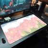 Anime Tulpenfeld Mauspads 500X1000 mm Großes Gaming-Mauspad Gamer XL Gummi Otaku Tastaturunterlage Laptop Schreibtischmatte