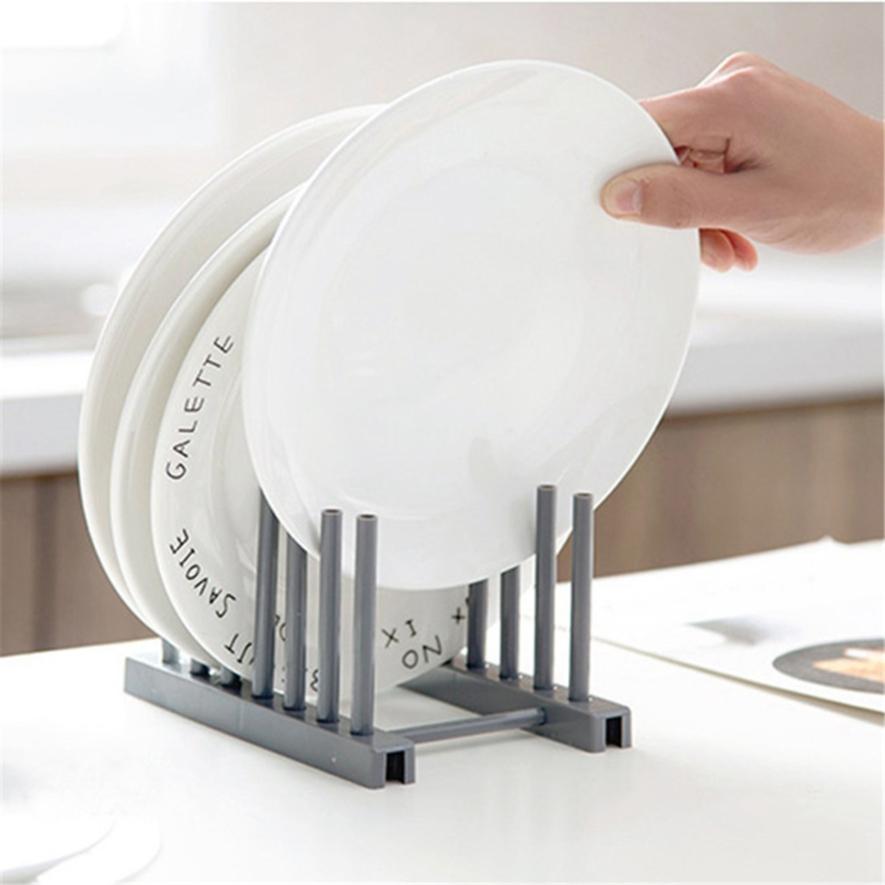 Household Plastic Dish Racks Kitchen Supplies Storage Drain Racks Detachable Storage Trays Lid Racks