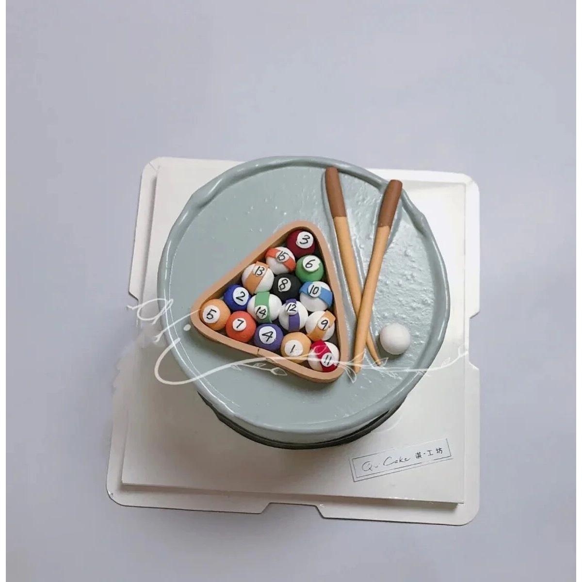 

Xiaohongshu Inspired Men s Snooker Ball Cake Decoration