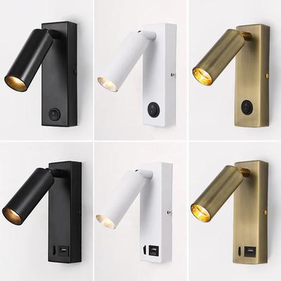 Modern Bedside Wall Lamp Reading LED Wall Light Indoor Lighting Room Decor for Hotel Bedroom Living Room Light Fixture Sconces