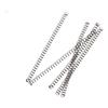 10Pcs 0.3x2x40mm Extended Compressed Springs Stainless Steel Silver Compression Spring Telescopic Spring Shop and Home Repairs