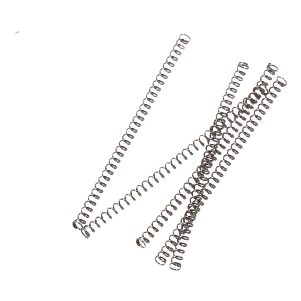 10Pcs 0.3x2x40mm Extended Compressed Springs Stainless Steel Silver Compression Spring Telescopic Spring Shop and Home Repairs