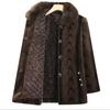 Winter Women's Mink Fleece Fur Coat Mid-Length Plus Size Faux Fur Coat Soft Warm Fleece Fluffy Coat