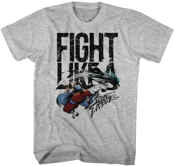 Street Fighter Capcom Video Game Fight Like A Men s T Shirt XL