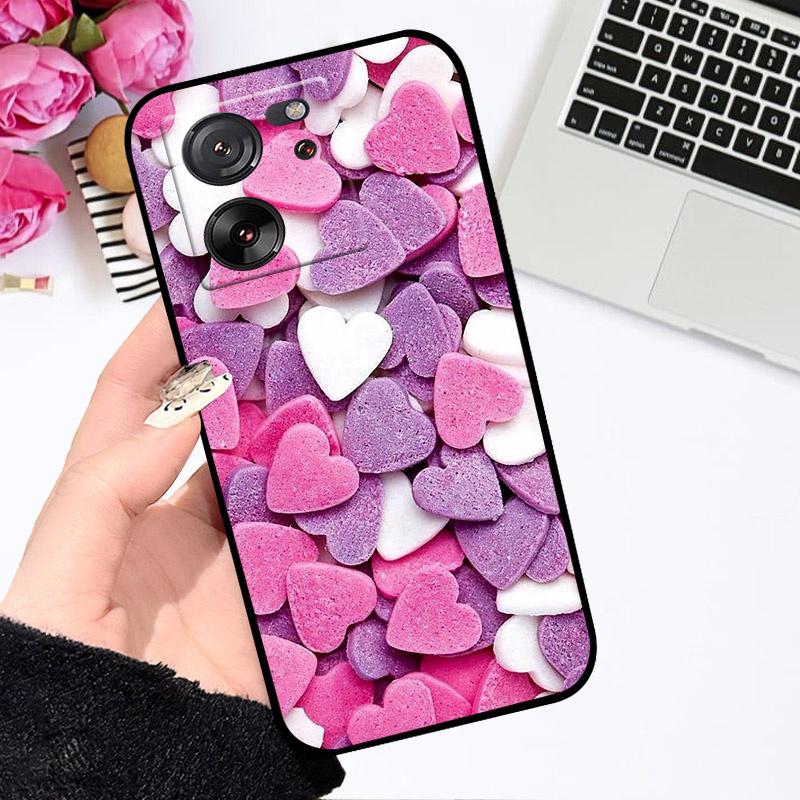 Case For Redmi K60 Ultra Phone Cover K 60 Extreme Edition K60E Soft Silicone TPU Fundas For Redmi K60 Pro Cartoon Painted Shell