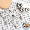 Ice Cream Scoop Kitchen Baking Tools Stainless Steel Spring Handle Mashed Potato Watermelon Ball Spoon Home Kitchen Accessories