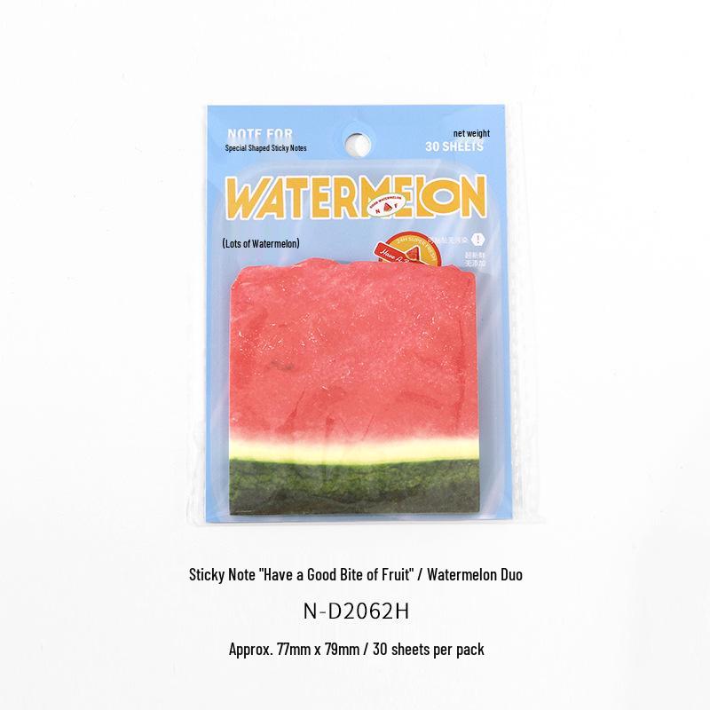 Good Fruit Creative Sticky Notes - Realistic, Reusable Tear-off Notes for Students