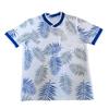 Mens Bamboo Fiber Football Jersey Short Sleeve Soccer Shirt Brazil Leaf Design Edition