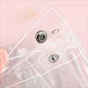 Large Capacity Transparent Pen Bag Clear Cosmetic Bag Portable Stationery Organizer  Students Use