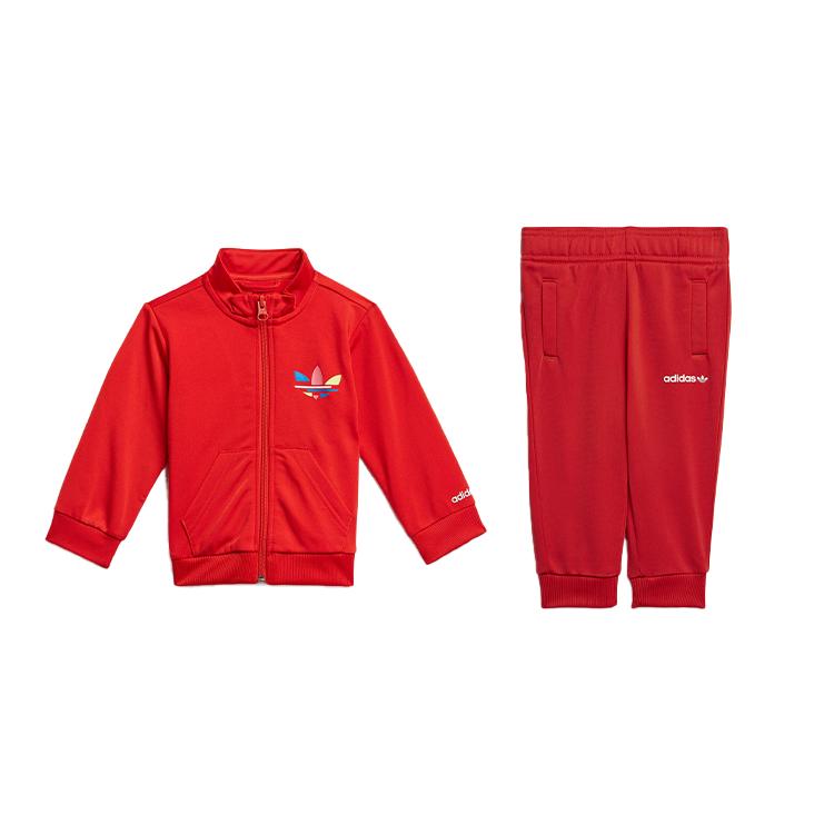 Adidas Originals Casual Sportswear Bright Pink Red Fluorescent Infant And Toddler H25234 80