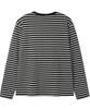 Opeunyadeu(Owai) Stripe Bold Letter L/S Tee - Black