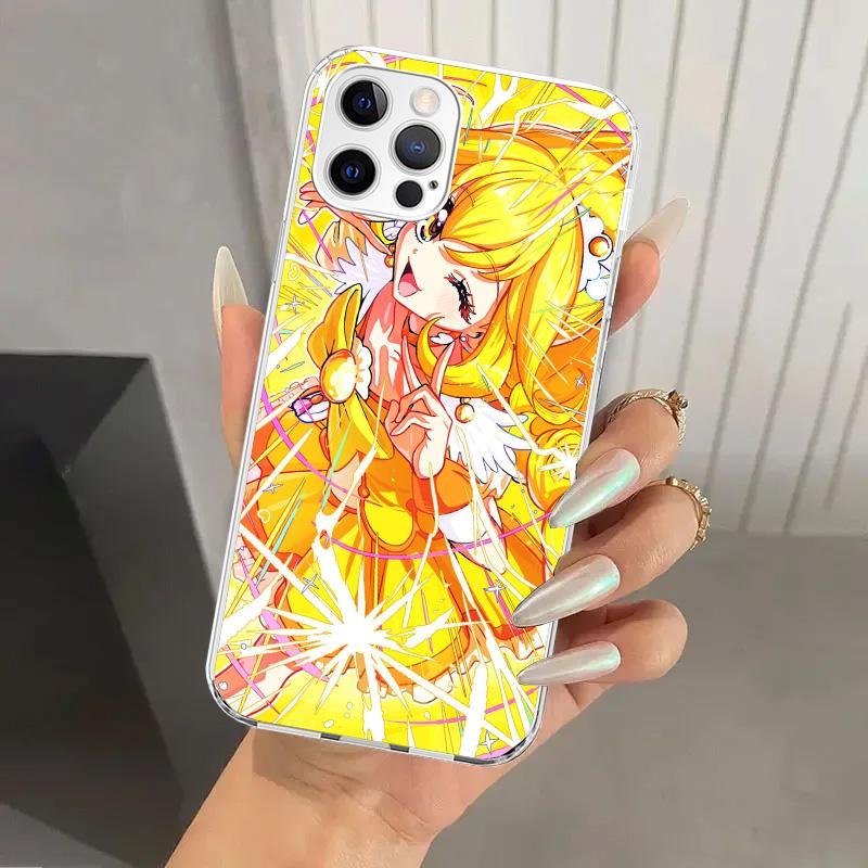 Pretty Cure Anime Phone Case for Iphone 17 Air 16 15 Plus 14 13 Mini 12 11 Pro Max 16E 7 8 SE 2020 Soft Funda Print Shell 17 Air
